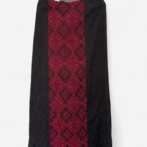 vintage 90s morbid threads maxi skirt